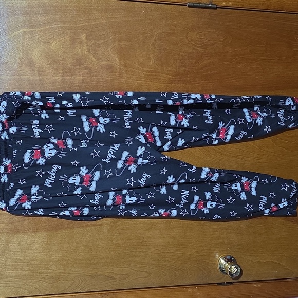 Disney Black and White Mickey Pajama Pants - Picture 2 of 7